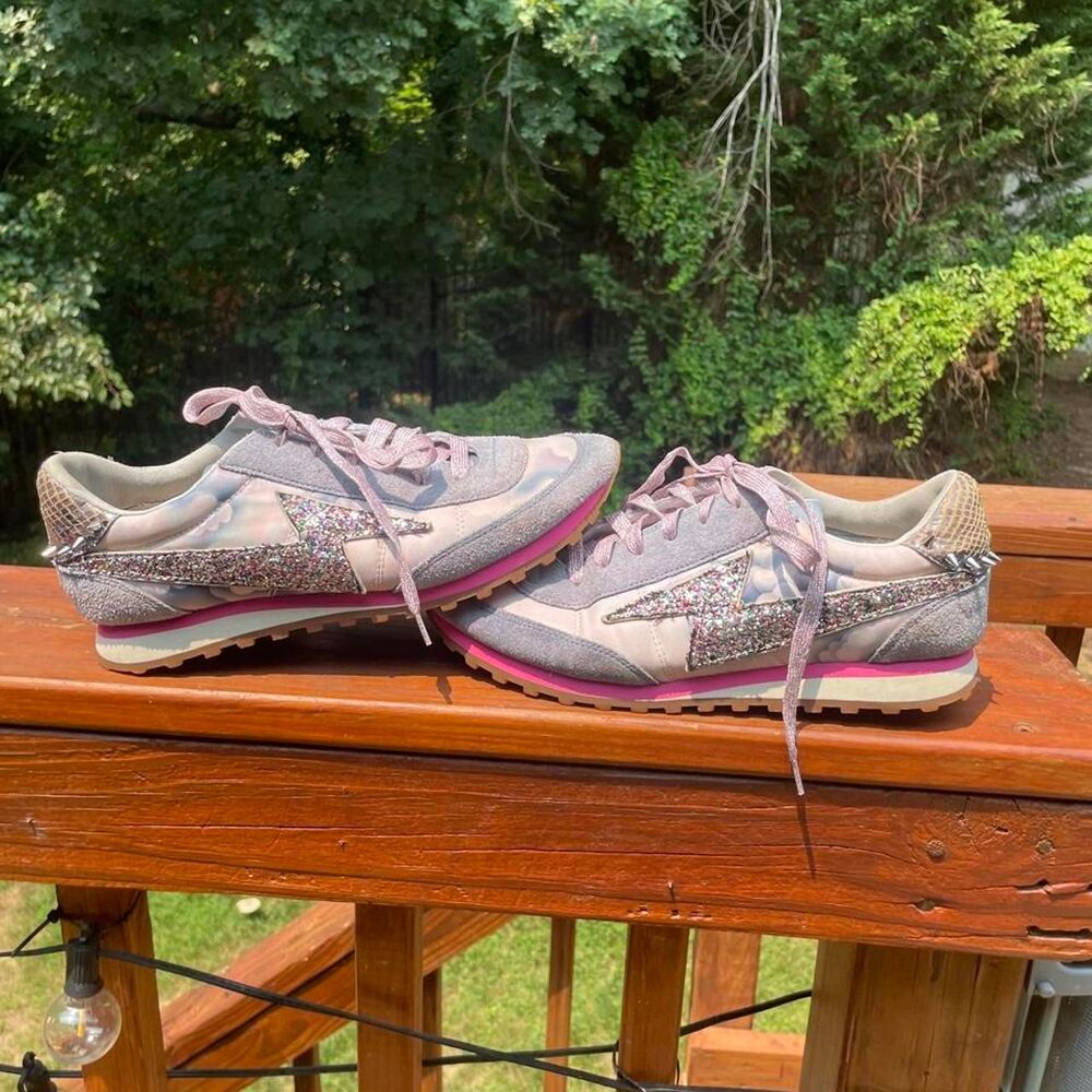 Womens 9 Marc Jacobs Astro bolt Y2K Fashion Sneakers